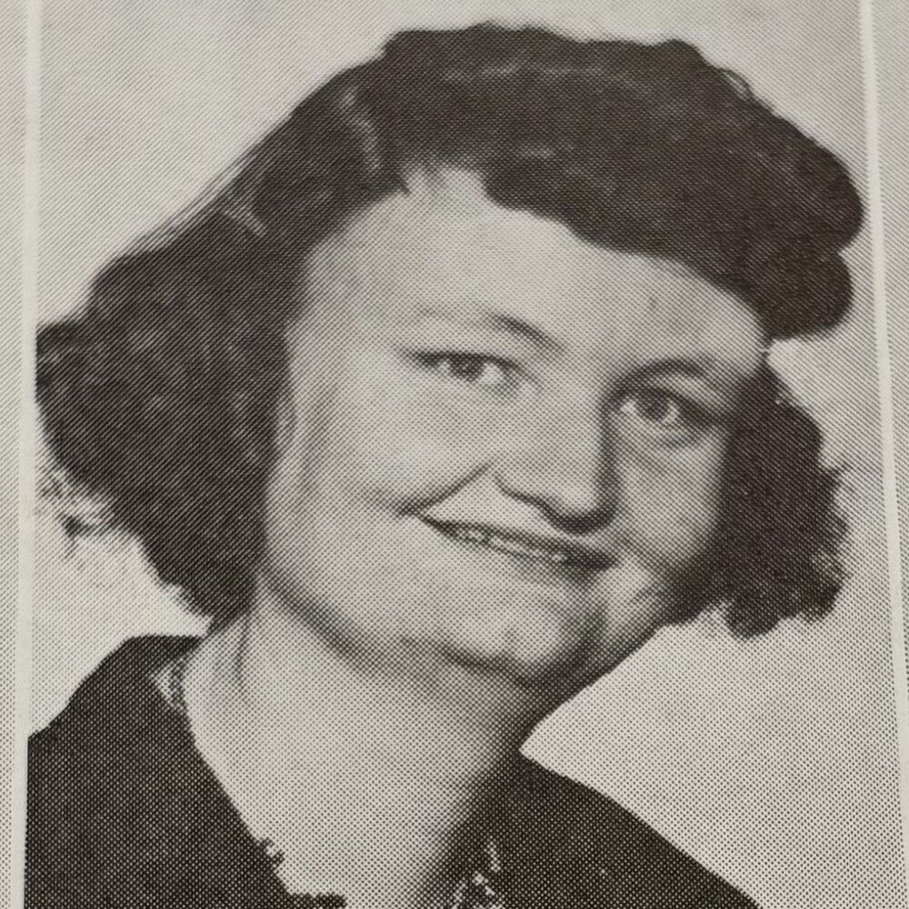 Facial Deformity Oddity Woman 1953 1954 Yearbook Orange Coast College Costa Mesa